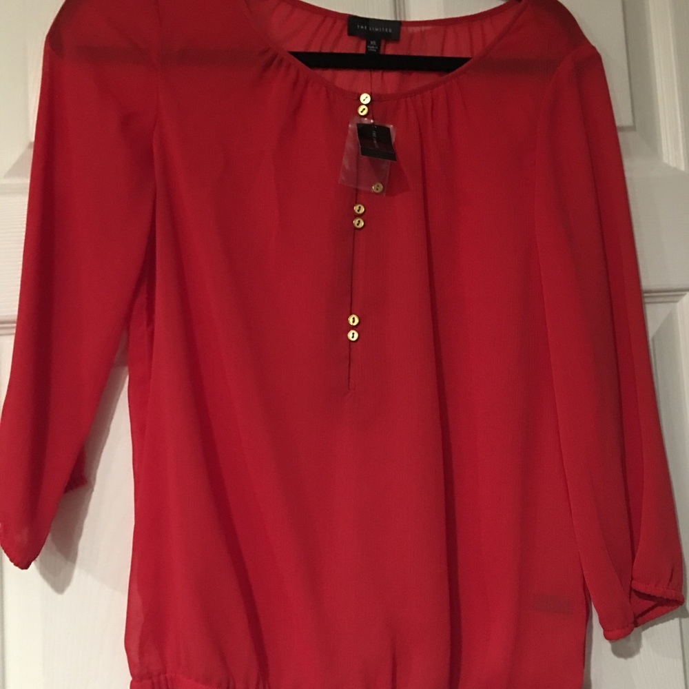 Red women shirt
